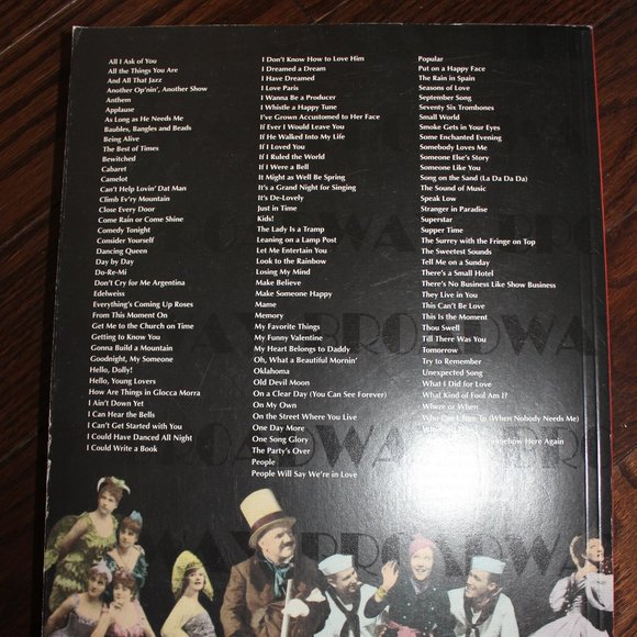 Definitive Broadway Collection Piano Vocal Guitar Music 120 Songs Hal Leonard - Picture 6 of 7